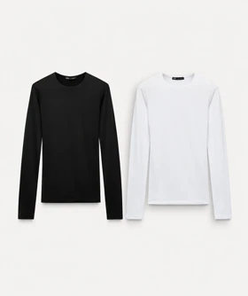 بلوز ریون آستین بلند Zara336