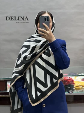 شال نخی راه راه خطی