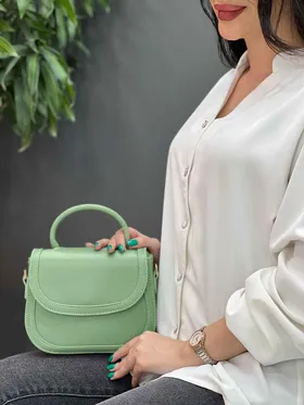 کیف لبه هلالی دسته دار