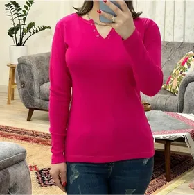 بلوز یقه دلبری