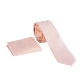 ست کراوات و دستمال‌جیب رزگلد 98149