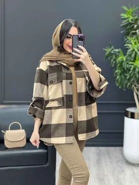 شکت چهارخونه آستین پاگن