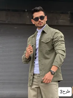 کاپشن کتان پراونه _ کد 3076