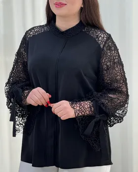 شومیز آستین تور