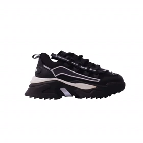 کتانی زنانه مدل سالامون مشکی کد 3031