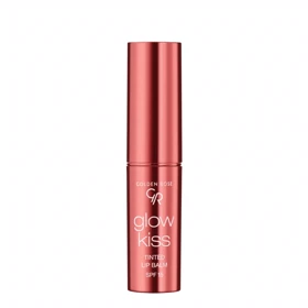 بالم لب جامد گلدن رز مدل Glow Kiss Tinted رنگ Peach Shake شماره 04