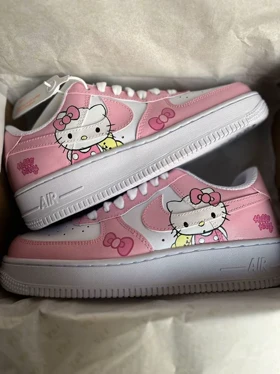کفش اسپرت کاستوم کتانی ایرفورس air force طرح air force1 نایک nike کد 160678