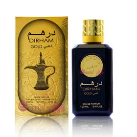 عطر ادکلن اورجینال درهم گلد طلایی Dirham Gold ذهبی زنانه برند ارض الزعفران کد 518