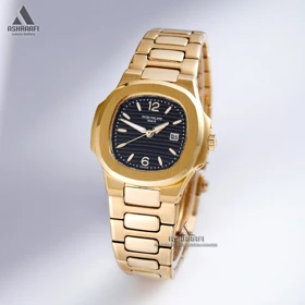 ساعت پتک صفحه مشکی Patek Philippe Nautilus GB2