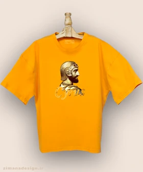 تیشرت لش مردانه و زنانه اصیل ایرانی طرح کوروش بزرگ کد 999