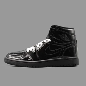 نایکی جردن 1 پیتنت مشکی ساق‌دار Nike Air Jordan 1 Mid Patent Black