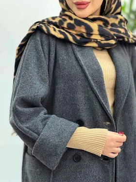 پالتو چهاردکمه یقه آرشال