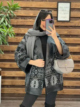 پالتو ترکیبی طرح سنتی