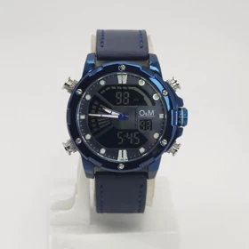 ساعت مچی مردانه او و ام O&M 2201 دو زمانه و دوموتوره