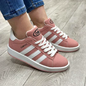 کفش و کتانی زنانه مدل ADIDAS_CAMPUS آدیداس کامپوس رنگ صورتی