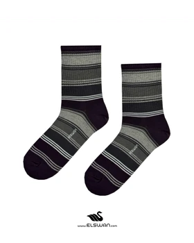 جوراب ساق‌دار کژوال (بنفش بادمجانی)