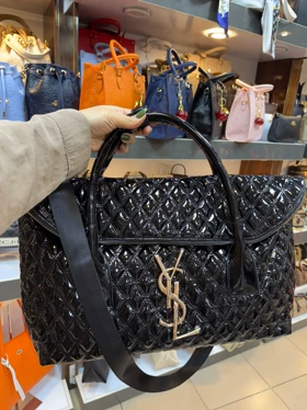 ساک اسپرت و ساک نوزاد ysl (مشکی ورنی)