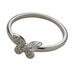 انگشتر نقره زنانه کد 451218