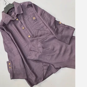 ست مانتو و شلوار زنانه جیب‌دار بابوس