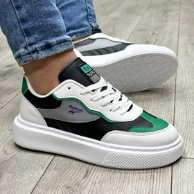 کفش و کتانی مردانه مدل ریباک REEBOK رنگ طوسی و سبز