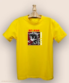 تیشرت مردانه و زنانه طرح شیطان کش شخصیت تانجیرو کد 937