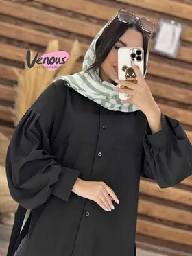 مانتو داکرون یقه حلقه