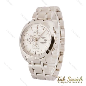 ساعت تیسوت 1853 مردانه سه موتوره نقره ای سفید Tissot-4226-G