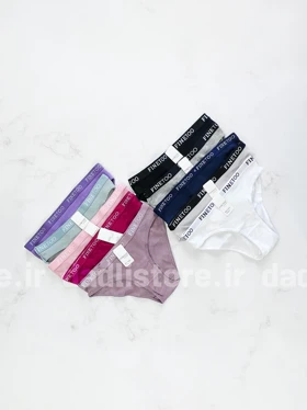 شورت اسلیپ کبریتی کمر کش نوشته FINETOO