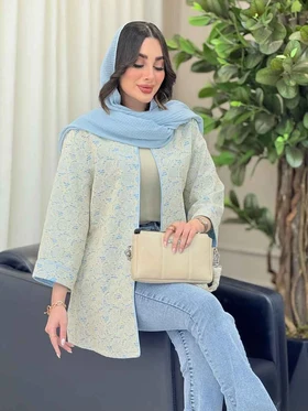 مانتو دانتل آستین پاکتی