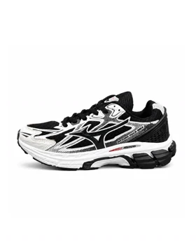 کفش کتانی مردانه و بزرگپا (کیفیتاورجینال) مدل میزانو مشکی سفید Mizuno