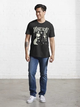 تیشرت گروه موسیقی MANESKIN | تیشرت منسکین طرح Maneskin Band Retro کد 157843