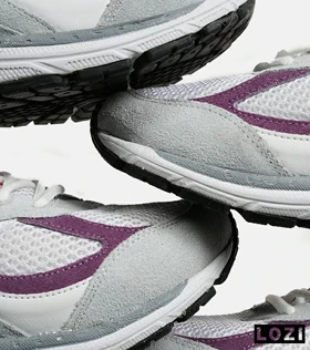 کفش کتانی طوسی سرخابی بنفش NEW BALANCE 2002R