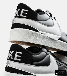 کفش نایک مردانه و زنانه مشکی سفید Nike Blazer Low 77 Jumbo