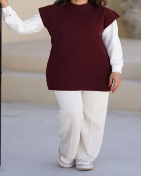 ست مانتو و سارافون بافت کد 336