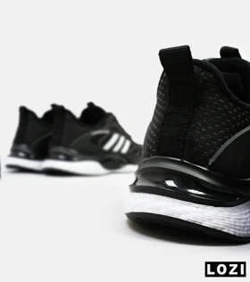 کفش کتانی مردانه مشکی سفید ADIDAS UltraBoost