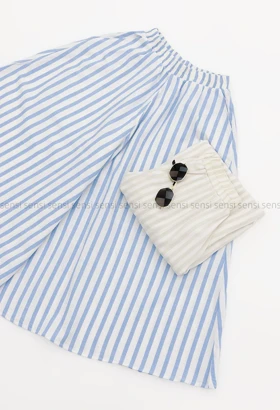 دامن شلواری طرح دار کد1005308