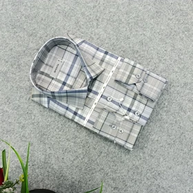 پیراهن طرحدار مردانه قواره ازاد ( قواره کلاسیک ) _ استین بلند