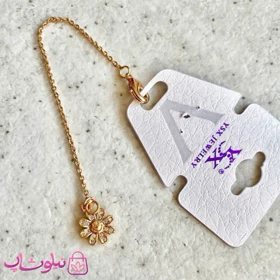 آویز ساعت زنانه وای اس ایکس طرح گل کد 199