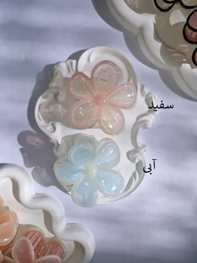 کلیپس گل حاشیه‌دار