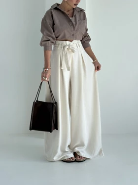 شلوار بنددار آنجلا