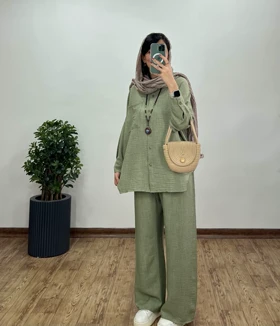 ست مانتو و شلوار آنا