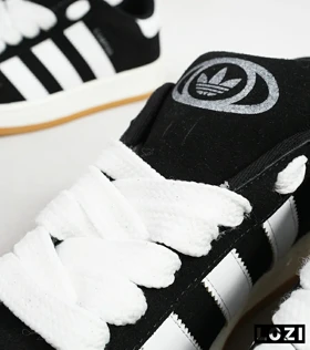 کفش کتانی مردانه مشکی سفید ADIDAS Campus