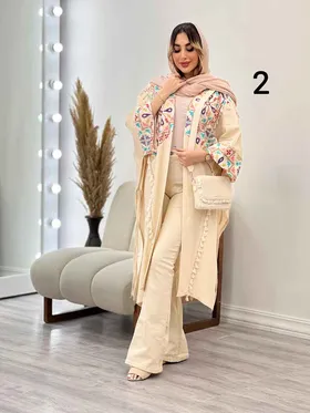 مانتو پانچ طرح دار