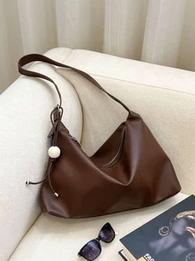 کیف تک بند مهره دار 11258 (قهوه ای)