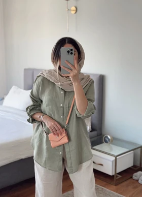 شومیز لینن H&M212