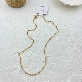 گردنبند زنانه طرح اجری با رنگ ثابت ژوپینگ