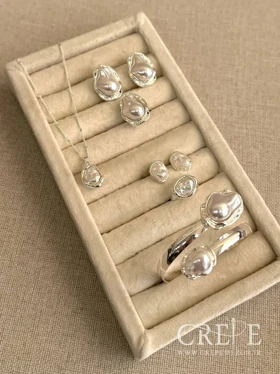 گوشواره صدف باروک