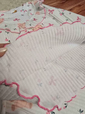 بلوز شلوار ریلی دخترانه