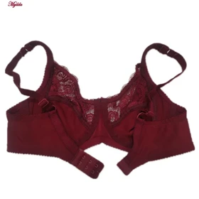 سوتین زنانه فرم دهنده زرشکی اما کد 4921-3100