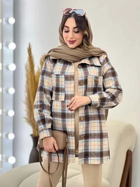 شکت چهارخونه دو جیب سوفیا